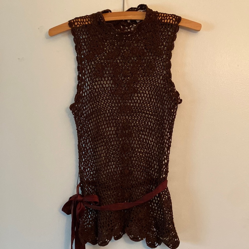 Banana Republic Crocheted Top Size XS